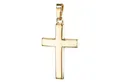 Produktbild: JEVELION Kettenanhänger Kreuz Anhänger 750 Gold (Goldkreuz, für Damen und Herren), Goldanhänger - Made in Germany