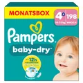 Produktbild: Pampers Baby Dry Gr. 4+ Maxi Plus 10-15kg Windeln, 198 Stück, Monatsbox
