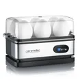 Produktbild: Arendo Eierkocher 6-fach, 400 W, Edelstahl, Warmhaltefunktion, Härtegrad einstellbar, für 6 Eier, silber