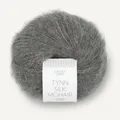 Produktbild: SANDNES GARN Tynn Silk Mohair - Farbe: Mørk Gråmelert (1053) - 25 g/ca. 212 m Wolle