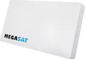 Produktbild: Megasat Flachantenne D2 Profi-Line – Sat-Flachantenne (2 Teilnehmer, wechselbares LNB, Installation an Wand, Mast-/Balkonhalter oder Fenster) – Weiß