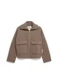 Produktbild: ARMEDANGELS Damen Strickjacke aus Bio-Woll Mix JOANIAAS Oversized Fit Cinnamon Dust Melange XXL
