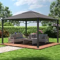 Produktbild: TOOLPORT 4x4 m Hardtop Gartenpavillon, ohne Seitenteile - (301353)