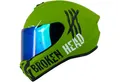 Produktbild: Broken Head Motorradhelm Adrenalin Therapy 4X Military + Grün Verspiegeltes Visier (Set-Artikel, Mit klarem und grün verspiegeltem Visier), Krasse Militär-Optik