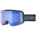 Produktbild: UVEX Ski-/Snowbrille PYRIT FM S2 - Uni., black matt dl/blue-clear