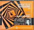 Produktbild: Lit les Carnets du Sous-Sol de Dostoevski Hubert Félix Thiéfaine: