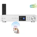 Produktbild: VR-Radio Digitaler WLAN-HiFi-Tuner, Internetradio, DAB+, Bluetooth, silber