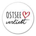 Produktbild: Aufkleber Ostsee verliebt 10cm Sticker Ostsee Geschenkidee Präsent Mitbringsel S