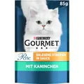 Produktbild: Gourmet Perle Erlesene Streifen Katzenfutter nass, mit Kaninchen, 26er Pack (26 x 85g)