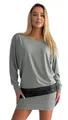 Produktbild: Mississhop Partykleid Damen Minikleid festlich Glitzer Kleid Pulli Tunika S M L XL XXL 9531