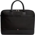 Produktbild: Tommy Hilfiger Herren Laptoptasche Nylon Travel mit Tragegriffen, Schwarz (Black), Einheitsgröße
