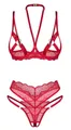 Produktbild: Obsessive Damen Set Cupide Desir, Rot, S/M