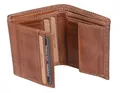 Produktbild: GlücksNugget Geldbörse HerrenbörseGeldbörse Leder Brieftasche Kombibörse, braun