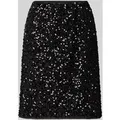 Produktbild: comma Minirock mit Pailletten und elastischem Bund in Black, Größe 44