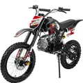 Produktbild: Actionbikes Motors Crossbike JC125 | 4-Takt 125ccm Benzinmotor bis 𝟖𝟎 km/h - Motorrad - Pocket Bike - Dirt Bike - Motocross - Pocketbike - Motorsport - Dirtbike - Enduro ab 14 Jahren (Schwarz)