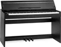 Produktbild: McGrey DP-18 E-Piano - 88 gewichtete Tasten mit Hammermechanik und Anschlagdynamik - 128 Klänge - Dual- und Split-Funktion - Tastaturabdeckung (Schwarz matt, Piano)