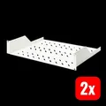Produktbild: Digitus Netzwerkschrank-Fachboden 19 Zoll 2 HE Lichtgrau ab 450mm - Wie Neu