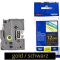 Produktbild: Brother TZe-334 12mm Schriftband P-touch Tape gold