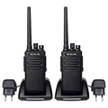 Produktbild: Retevis RT81 Funkgerät Große Reichweite, DMR Walkie Talkie Wasserdicht IP67, Digital Analog Klarer Klang, 2200mAh Industrial Walkie Talkies Profi für Baustellen, Fertigung (Schwarz, 2 Stück)
