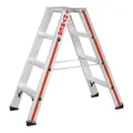 Produktbild: Hymer Stufenstehleiter beidseitig begehbar, 2x4 Stufen