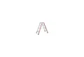 Produktbild: Hymer Stehleiter Hymer Stufenstehleiter beidseitig begehbar, 2x4 Stufen