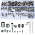 Produktbild: Madenschrauben Set 300 Stück M2,5 M3 M4 M5 M6 M8 Sechskant Schrauben