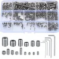 Produktbild: 300 Stück Madenschrauben Set M2,5 M3 M4 M5 M6 M8 Innensechskant Schrauben