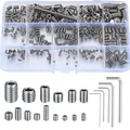 Produktbild: Madenschrauben Set 300 Stück Innensechskant M2,5 M3 M4 M5 M6 M8 Edelstahl