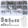 Produktbild: Madenschrauben Set 300 Stück M2,5 M3 M4 M5 M6 M8 Innensechskant Edelstahl