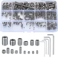 Produktbild: Madenschrauben Set Innensechskant M2,5 M3 M4 M5 M6 M8 Edelstahl Schrauben