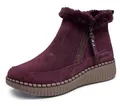 Produktbild: Skechers Damen Wilshire BLVD-Fresh Zip Stiefelette, Wein, 37 EU
