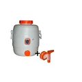Produktbild: Lebensmittelechtes Getränkefass Mostfass Gärfass (20 Liter rund mit NW15 Auslaufhahn)