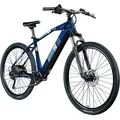 Produktbild: Zündapp Z808 E Bike für Damen und Herren ab 160 cm Mountainbike 29 Zoll E MTB Hardtail dunkelblau - Dunkelblau