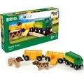 Produktbild: BRIO World 33404 Bauernhof-Zug, aus Holz, mit Waggons und Tieren