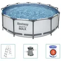 Produktbild: Steel Pro MAX Swimming Pool Set 366x100cm Schwimmbecken Schwimmbad Bestway
