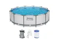 Produktbild: Bestway Swimming Pool Ø366x100 Steel Pro MAX Pool Rund Schwimmbecken Modell 2025