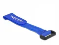 Produktbild: Delock Klettkabelbinder (L x B) 150mm x 20mm Blau 5St.