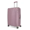 Produktbild: Travelite 4-Rad Hartschalen Koffer groß mit recyceltem Innenfutter, Gepäck Serie ELVAA: Stylischer Trolley mit Schutzecken + TSA Schloss, 76 cm, 102 Liter