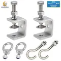 Produktbild: Edelstahl C-Zwingen 6-teiliges Set Kieferöffnungen 30mm Fixierzange 6 Stück