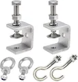 Produktbild: LEAUM Edelstahl C-Zwingen 6 Teiliges Set, C Klemme Kieferöffnungen 30mm