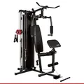 Produktbild: HAMMER Kraftstation Ferrum TX2, Trainingsstation mit Seilzugsystem, umfangreiches Zubehörset, Übungen für Bauch, Rücken & Co, über 45 Übungsmöglichkeiten, 150 x 120 x 198 cm