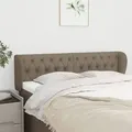 Produktbild: Kopfteil Mit Ohren Taupe 147x23x78/88 Cm Stoff Vidaxl