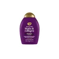 Produktbild: OGX Biotin & Collagen Shampoo (385 ml), kräftigendes Haarshampoo für feines & dünnes Haar, mit Vitamin B7 Biotin & Kollagen, ohne Sulfate