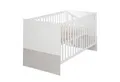 Produktbild: roba® Babybett Julia, Gitterbett aus Holz, weiß, höhenverstellbar, umbaubar