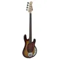 Produktbild: DIMAVERY MM-501 E-Bass, fretless, tobacco