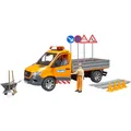 Produktbild: Bruder 02677 MB Sprinter Kommunal mit Fahrer, Light + Sound Modul und Zubehör