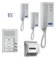 Produktbild: TCS PPA03-EN Türsprechanlage Set 3 Wohneinheiten 2-Draht Sprechanlage