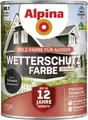 Produktbild: Alpina Wetterschutzfarbe 2,5 L schwarz