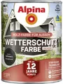 Produktbild: Alpina Holzschutzlasur Alpina Wetterschutzfarbe 2,5 L schwarz