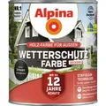 Produktbild: Alpina Wetterschutzfarbe deckend Außen Holzschutzfarbe seidenmatt schwarz 2,5L